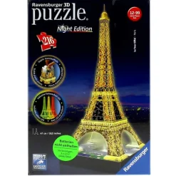 Puzzle Torre Eiffel Night 3D