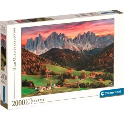 Puzzle Valle de Funes, Dolomitas 2000 Piezas