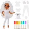 Rainbow High Colour & Create Muñeca Ojos Lila