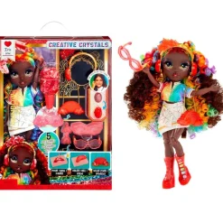Rainbow High Creative Crystals Muñeca Iris Bow