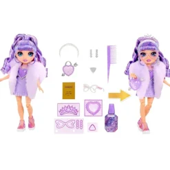 Rainbow High Creative Crystals Muñeca Violet Willow