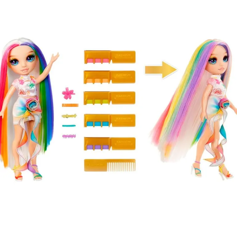 Rainbow High Hair Chalk & Style Muñeca Amaya