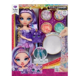 Rainbow High Rainbow Shimmers Muñeca Violet Willow