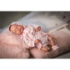 Reborn Bebé Leo Dormido con Traje Rosa