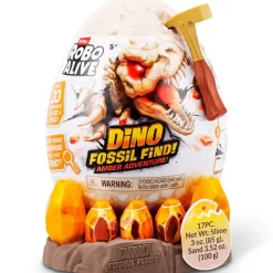 Robo Alive Huevo Sorpresa S1 Dino Fossil Find Amber Adventure