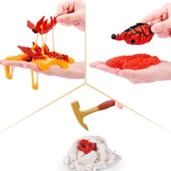 Robo Alive Volcano Dinosaurio Fossil Find Surtido