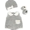 Ropa de Muñeco Bebé con Gorrito 25 cm