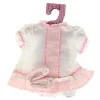 Ropita para Muñecos Blanco con Rosa 35 cm