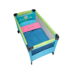 Saco nórdico cuna 60x120 turquesa y rosa