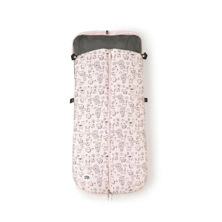 Saco Universal Silla Paseo Animalitos Rosa