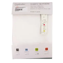 Sábana Bajera Cuna Blanca