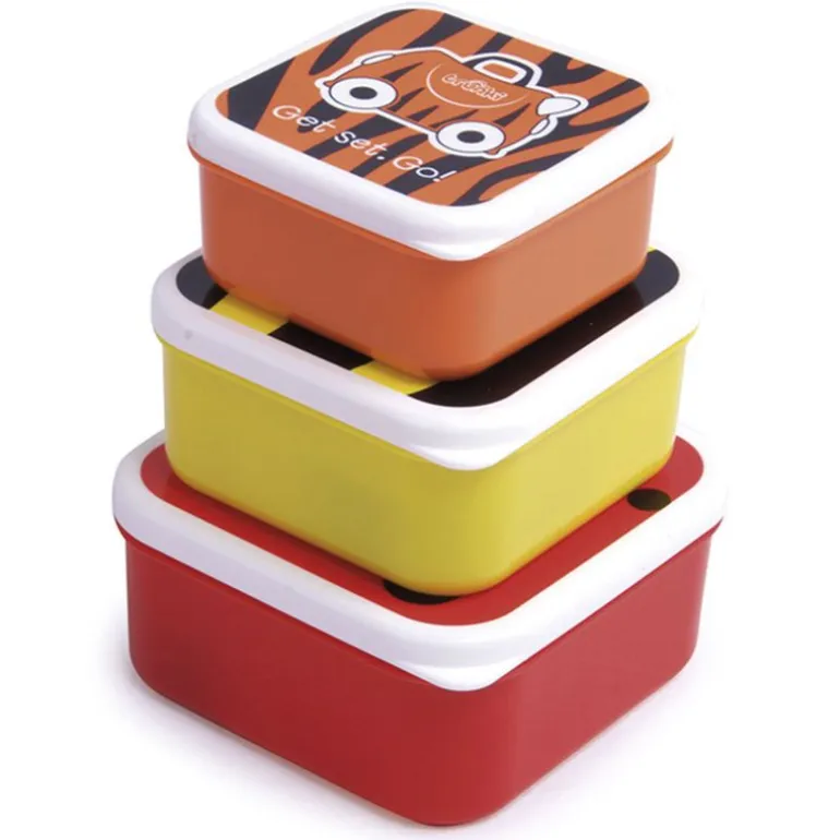 Set 3 Sandwicheras Animals Rojo