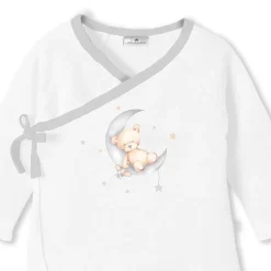 Set de 4 piezas de primera puesta ositos Gris