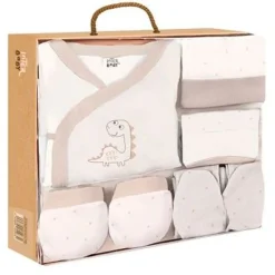 Set Nacimiento de 0-6m 5 piezas Dino Beige