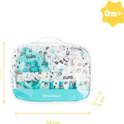 Set Neceser higiene Transparente