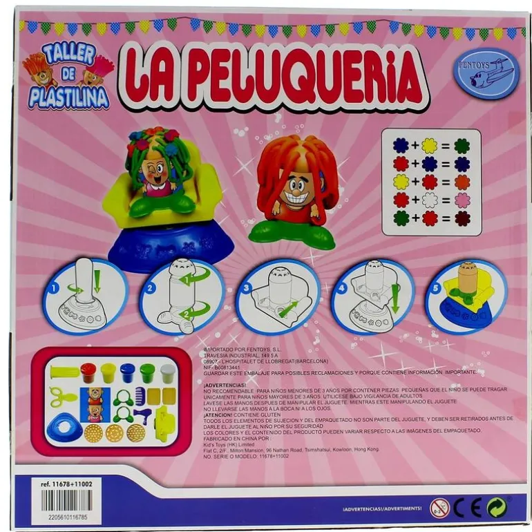Set Plastilina Peluquería con 5 Botes