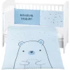 Set textil Cuna 6 piezas Bear Azul
