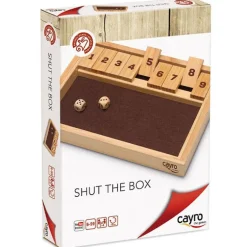 Shut the Box Juego Madera
