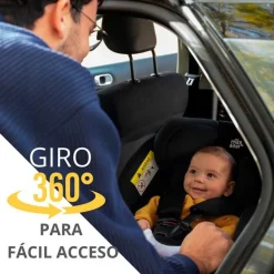 Silla coche Alea 40-150cm c/ pata Gris