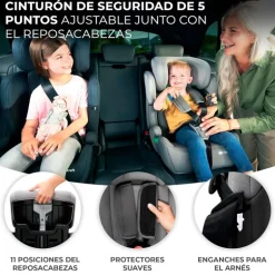 Silla coche Comfort Up i-Size 75-150 Gris