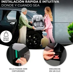 Silla coche Comfort Up i-Size 75-150 Rosa