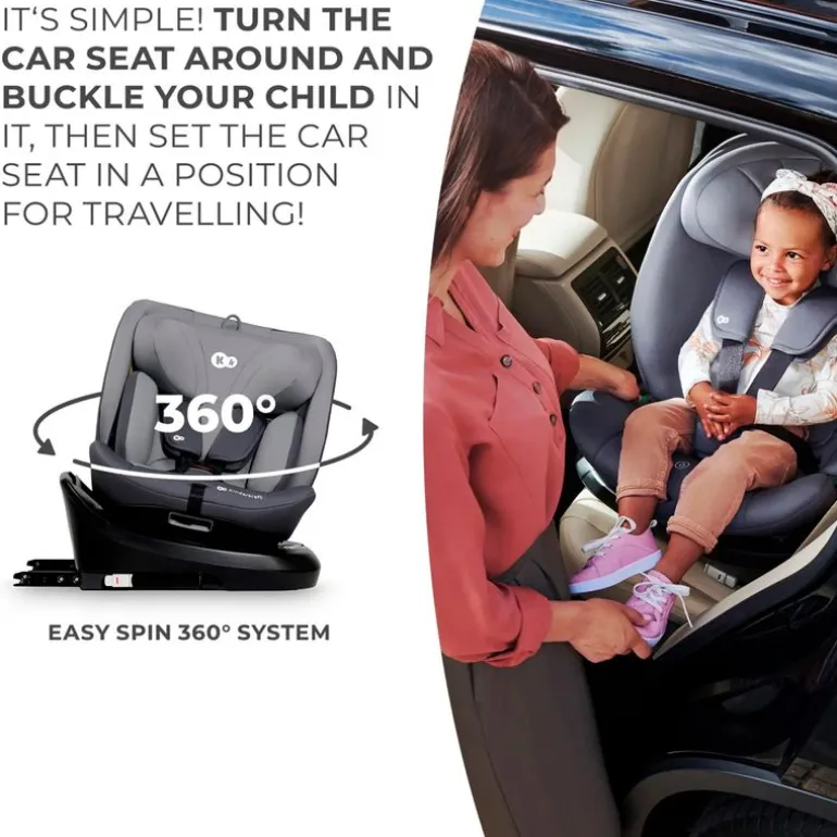 Silla coche I-Grow i-Size 40-150 Top Tether Gris