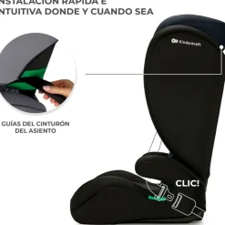 Silla coche I-Spark 2 en 1 de 100-150cm Black