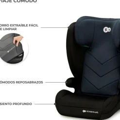 Silla coche I-Spark 2 en 1 de 100-150cm Black