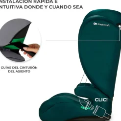 Silla coche I-Spark 2 en 1 de 100-150cm Verde