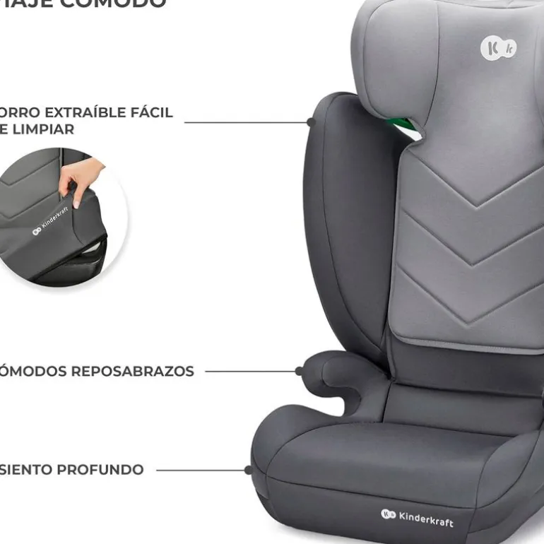 Silla coche I-Spark 2 en 1 de100-150cm Gris