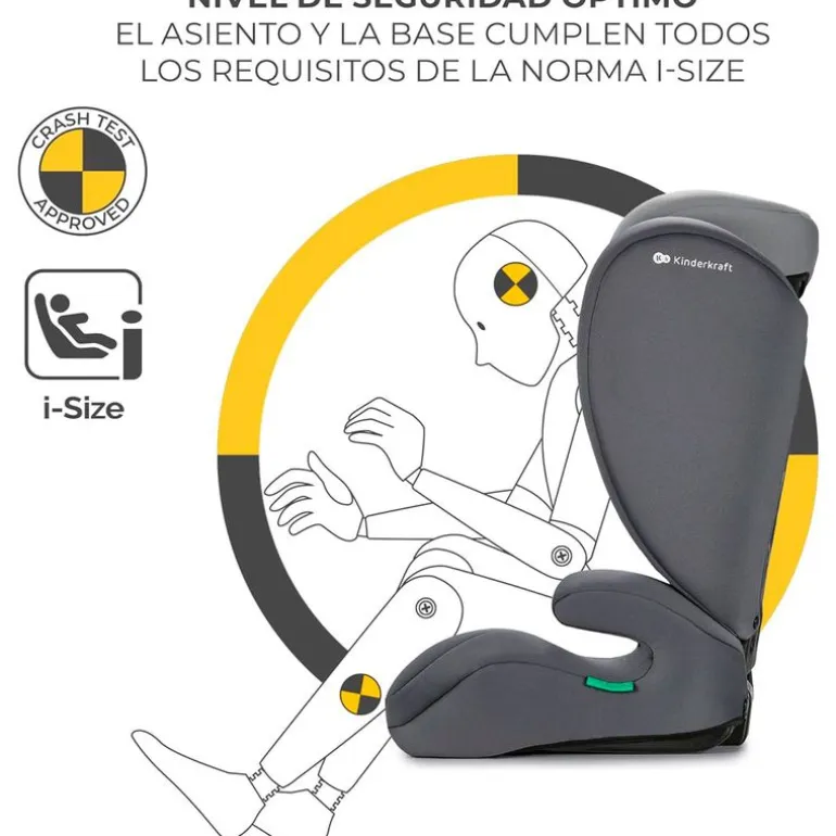 Silla coche I-Spark 2 en 1 de100-150cm Gris