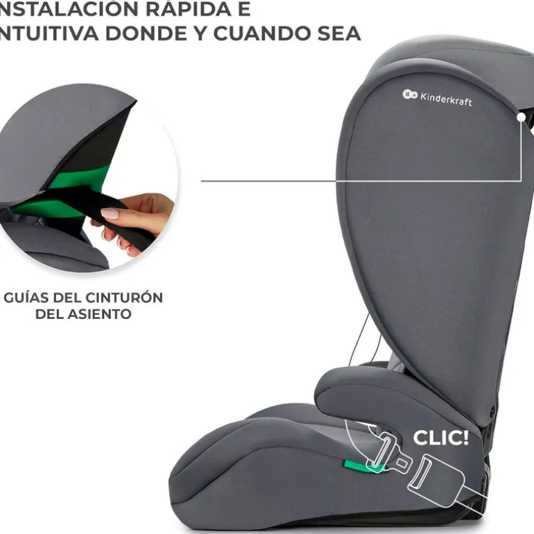 Silla coche I-Spark 2 en 1 de100-150cm Gris