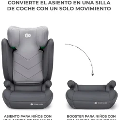 Silla coche I-Spark 2 en 1 de100-150cm Gris