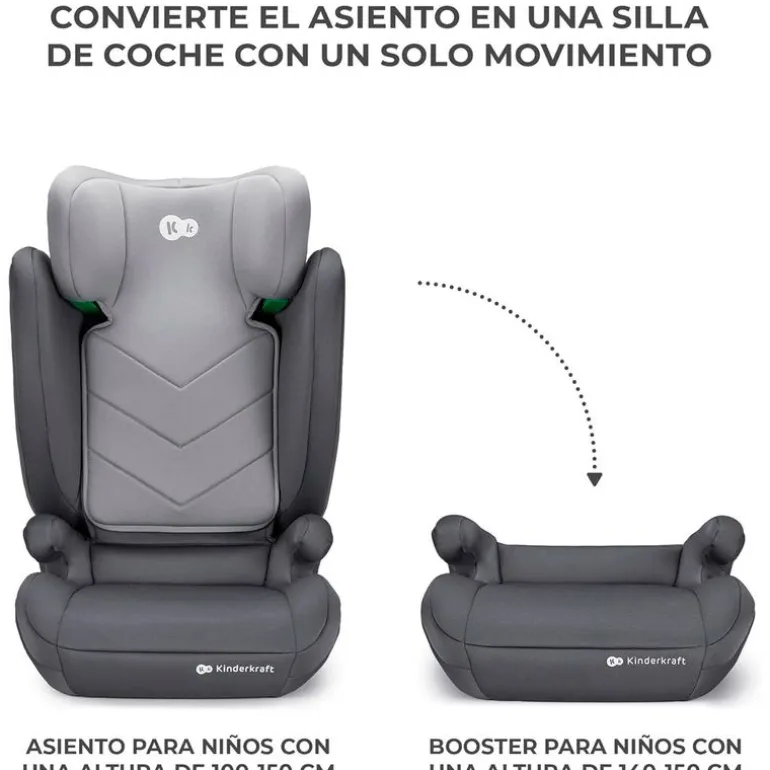 Silla coche I-Spark 2 en 1 de100-150cm Gris