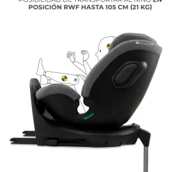 Silla coche Xrider2 I-Size 40-150 cm c/pata Gris + Regalo
