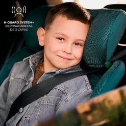 Silla coche Xrider2 I-Size 40-150 cm c/pata Gris + Regalo