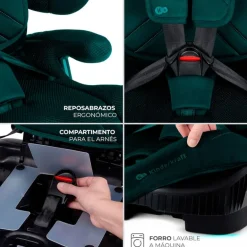 Silla de coche Fix2go 75-150 Green