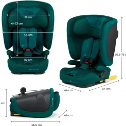 Silla de coche Fix2go 75-150 Green
