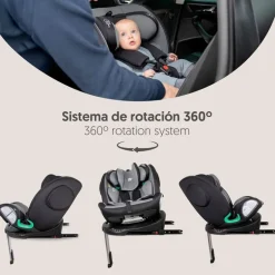 Silla de coche Pax de 40-150cm c/ Pata Gris