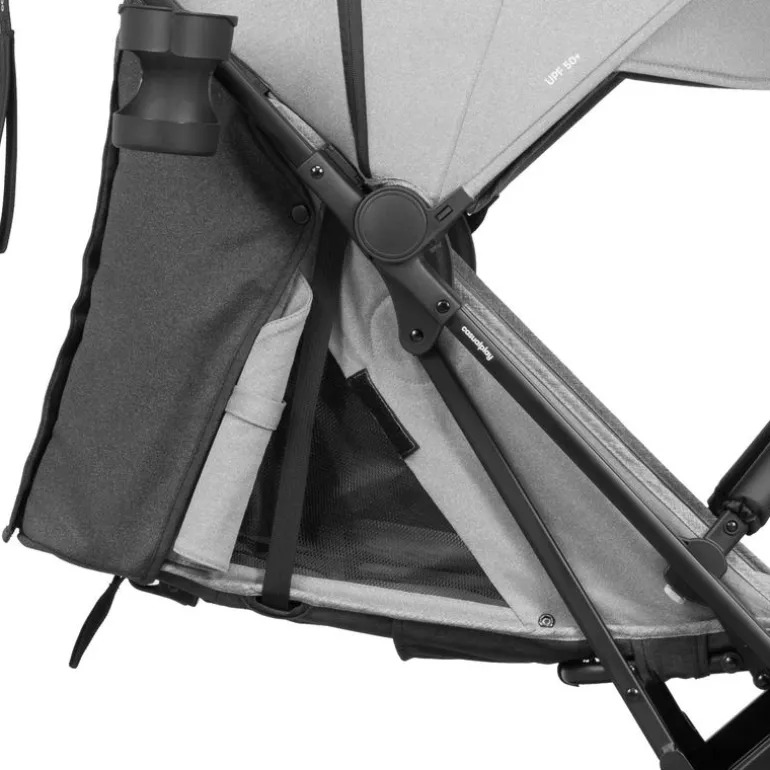 Silla Gemelar Tour Twin Max + 2 capazos Grey