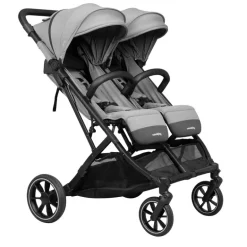 Silla Gemelar Tour Twin Max + 2 capazos Grey
