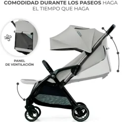 Silla paseo Apino 22kg Gris