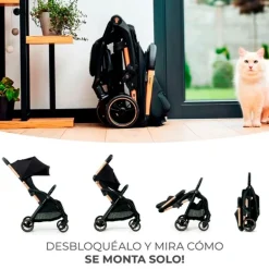 Silla paseo Apino 22kg Negra