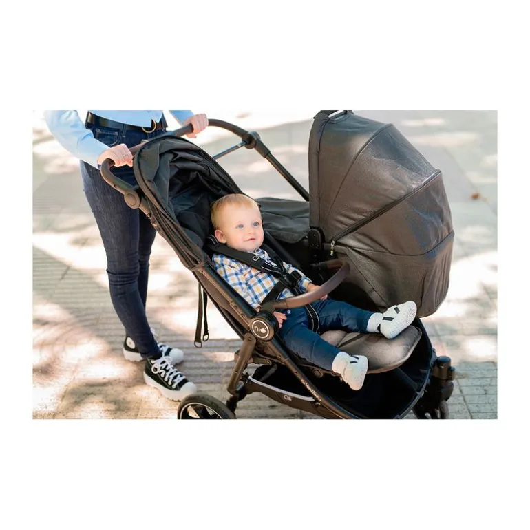 Silla paseo gemelar VentTwin + Leaf
