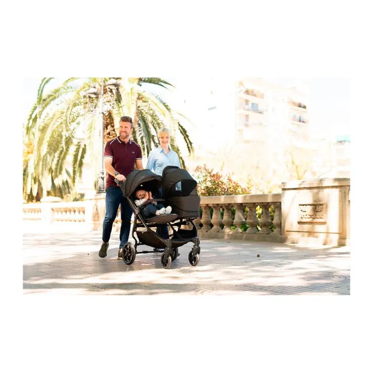 Silla paseo gemelar VentTwin + Sand