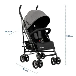 Silla paseo +6M Beattle Gris