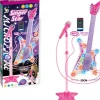 Singer Star Guitarra Eléctrica Infantil con Micro Rosa