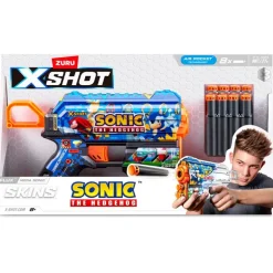 Sonic X-Shot Skin Lanzador Surtido