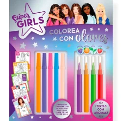Súper Girls Colorea con Olores