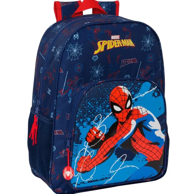 Spiderman Mochila Escolar Adaptable Carro